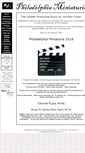 Mobile Screenshot of philadelphiaminiaturia.com
