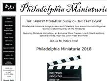 Tablet Screenshot of philadelphiaminiaturia.com